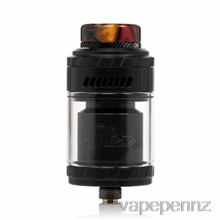 Thunderhead Creations Blaze Solo 25mm RTA Matte Black VAPE NZ